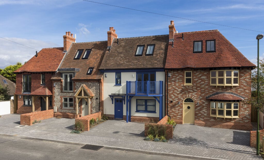 4 detached houses wittering Chichester new build