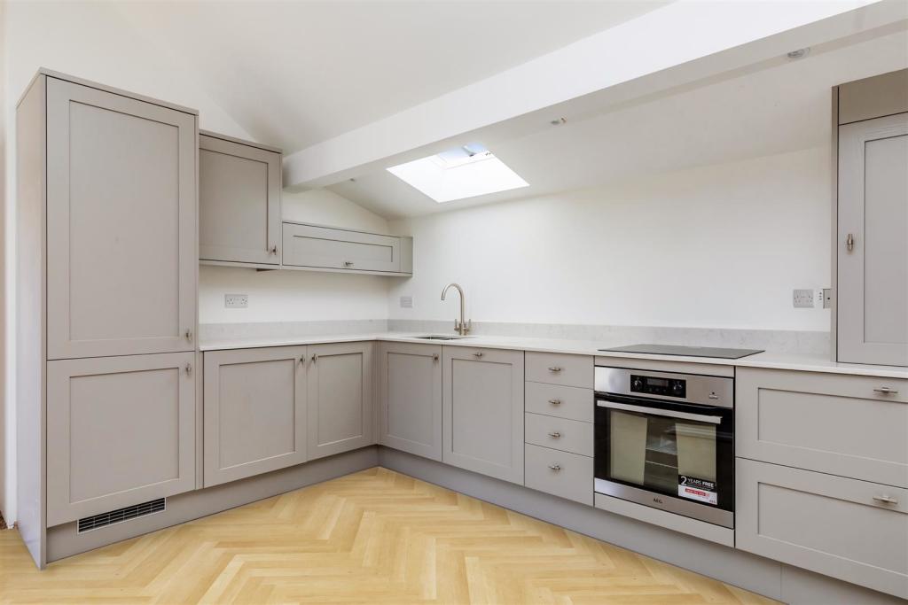 kitchen in barn conversion of lewes property