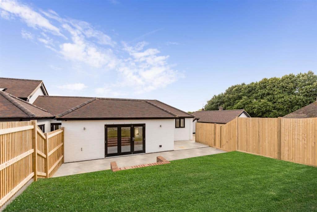 rear view of barn conversion in lewes, East Sussex