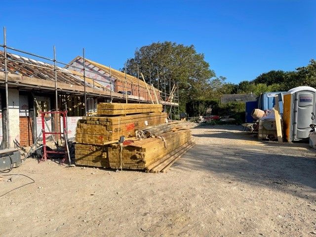 Timber at lewes barn conversion project