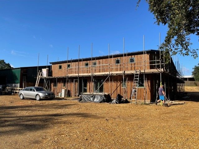 Midgham Berkshire barn conversion nearly complete