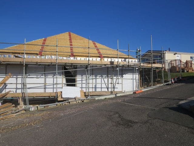 Roofing Started at Alton, Hampshire property