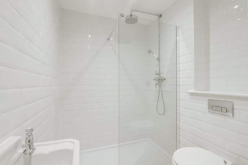 New shower bathroom at ware, hertfordshire bungalow conversion