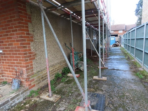 side of property - bungalow conversion in hertfordshire