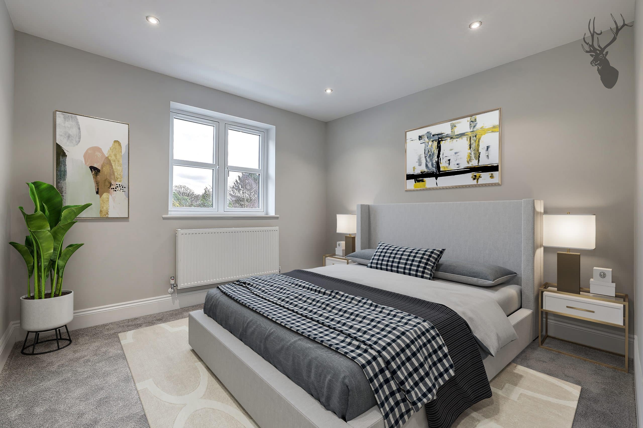 bedroom in Chingford semi-detached property development project