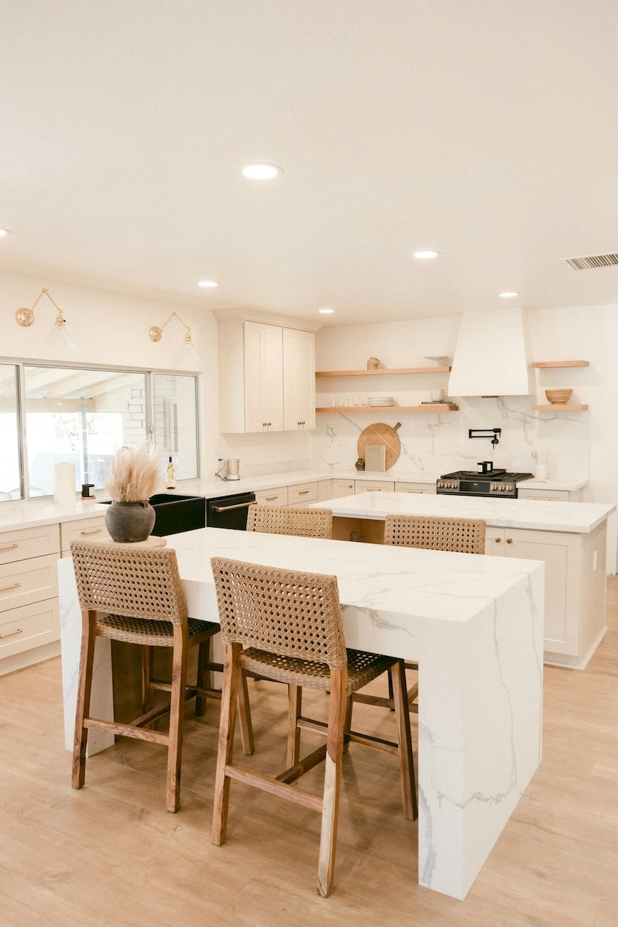 Beautiful modern kitchen renovation in Essex home